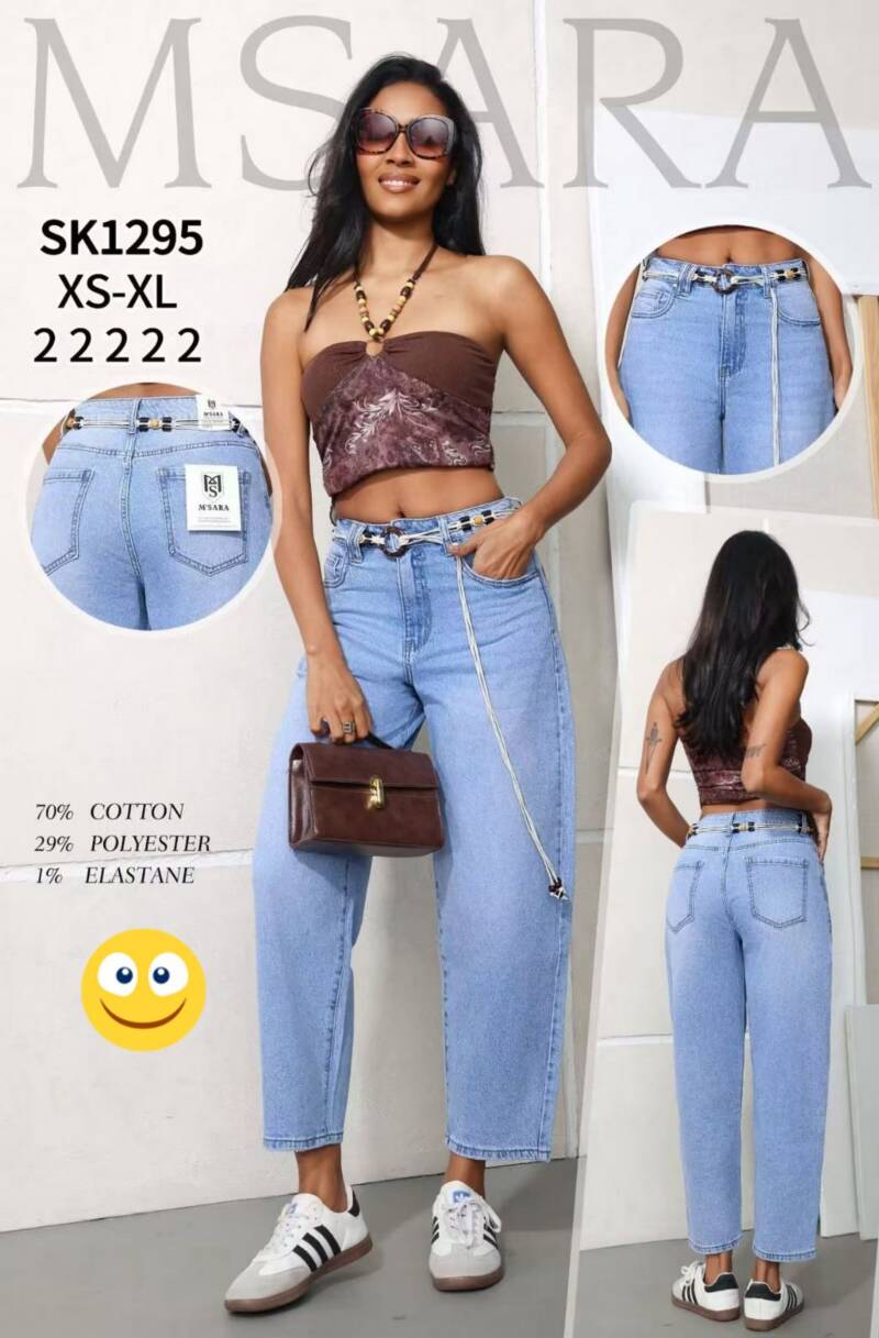 Spodnie jeansy meskie Roz XS-XL, 1 Kolor .Paczka 10 szt